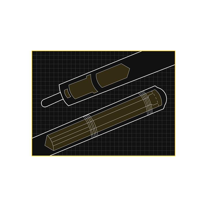 Tacos Predator Serie True Splice 16 - Construcción firme y estable
