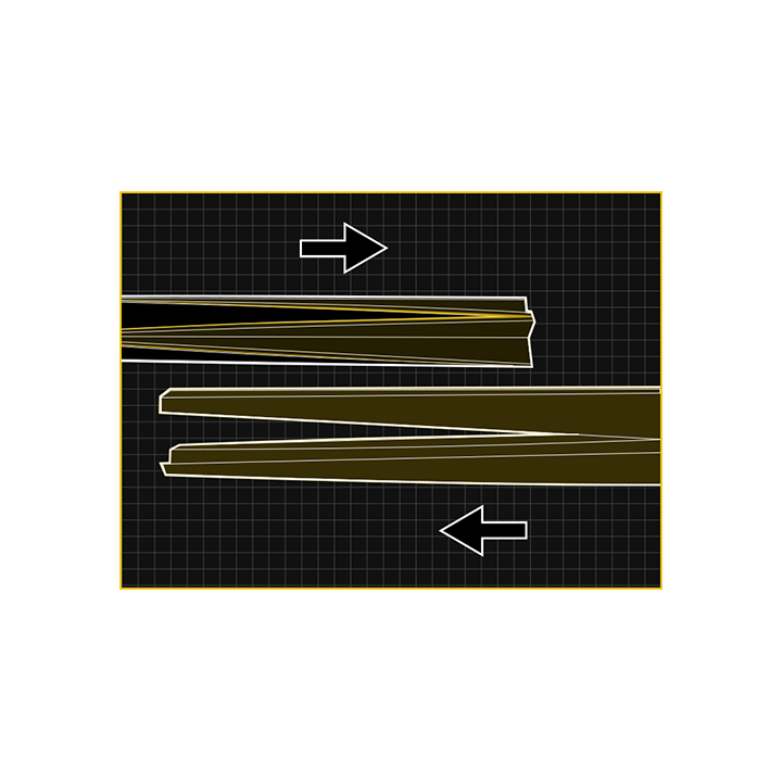 Tacos Predator Serie True Splice 16 - Resistencia optimizada