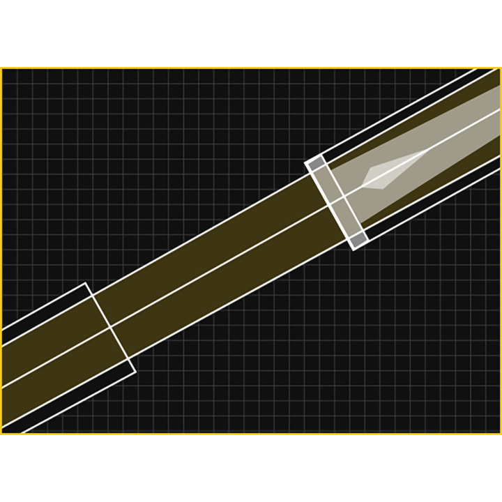 Tacos Predator Serie BLAK 5 - Estructura con recubrimiento de maderas exóticas